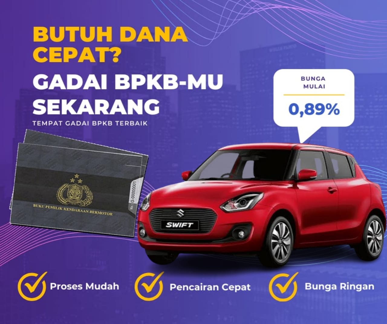 Kredit Jaminan Bpkb Mobil Suzuki Swift Dapat Dana Berapa? Seperti Ini Simulasinya